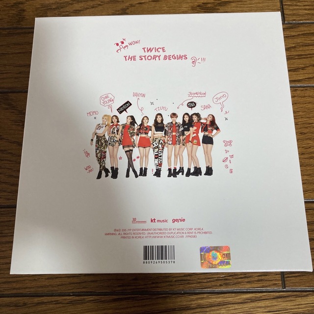 TWICE THE STORY BEGINS CD トレカ エンタメ/ホビーのCD(K-POP/アジア)の商品写真