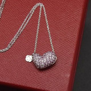 美品】K18WG サファイア S0.87ct ハートペンダント ネックレスの通販 ...