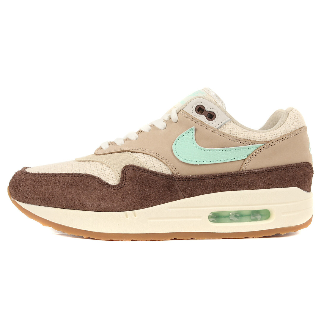 NIKE ナイキ AIR MAX 1 PRM CREPE HEMP (FD5088-200) 2022年 エアマックス 1 プレミアム クレープヘンプ ミディアムブラウン ミントフォーム サイズ：US9.5 27.5cm スニーカー【メンズ】