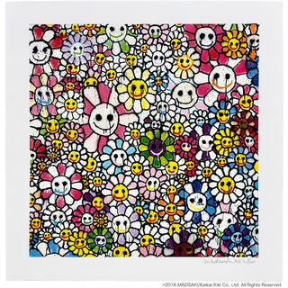 homage to takashi murakami flowers 版画(版画)