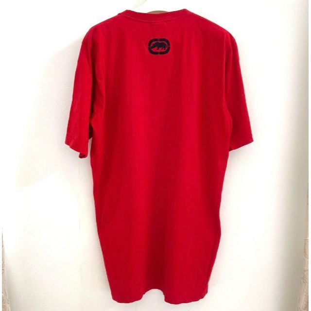 ECKŌ UNLTD（ECKO UNLTD）(エコーアンリミテッド)のEcko Unltd  90s プリントTシャツ 半袖　レッド　L メンズのトップス(Tシャツ/カットソー(半袖/袖なし))の商品写真