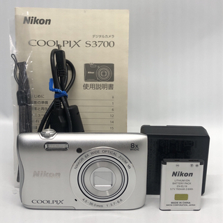 Nikon - Nikon デジタルカメラ COOLPIX S3700 シルバー