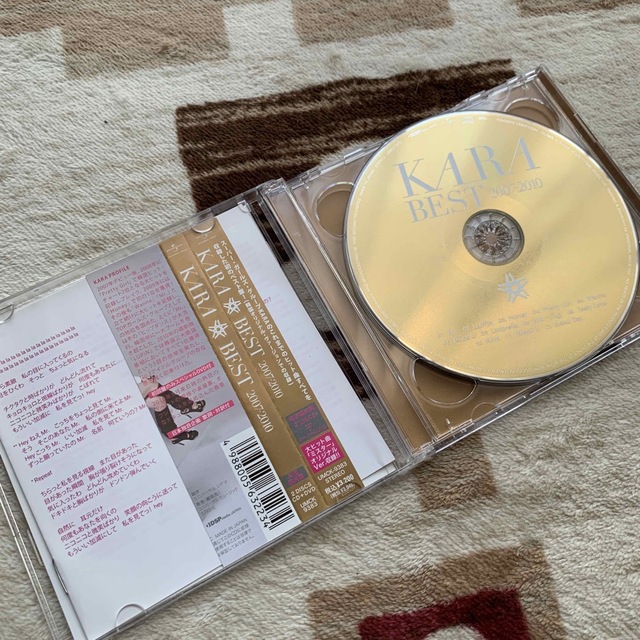 帯付き KARA BEST アルバム DVD CD 知英　k-pop twice エンタメ/ホビーのCD(K-POP/アジア)の商品写真