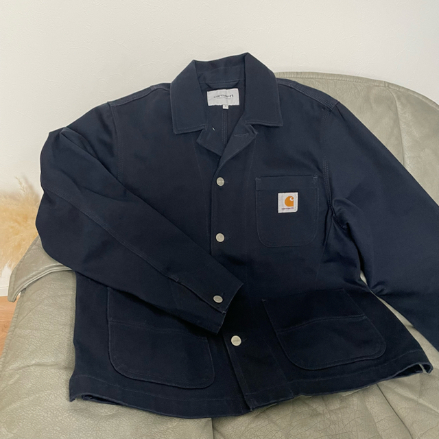 carhartt ★ WIP CHALK JACKET ネイビー | フリマアプリ ラクマ