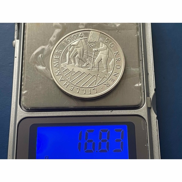 1994年ノルウェー リレハンメルオリンピック記念50クローネ銀貨 1994年ノルウェー リレハンメルオリンピック記念50クローネ銀貨