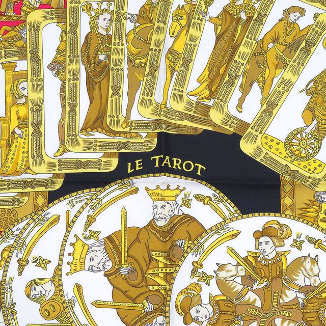 エルメス カレ 90 LE TAROT タロットカード シルク スカーフ