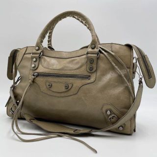 バレンシアガ(Balenciaga)の✨美品✨ バレンシアガ シティ 2way ショルダーバッグ 腕かけ レザー(ハンドバッグ)