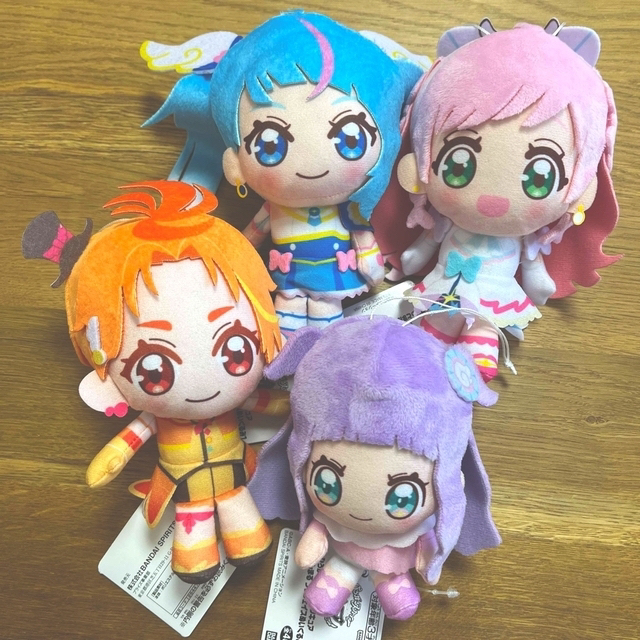 ひろがるスカイプリキュア  コロっとまんまるプリフェイスぬいぐるみ【4種セット】