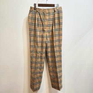 バーバリー(BURBERRY)のバーバリー　チェック柄パンツ　レディース(カジュアルパンツ)