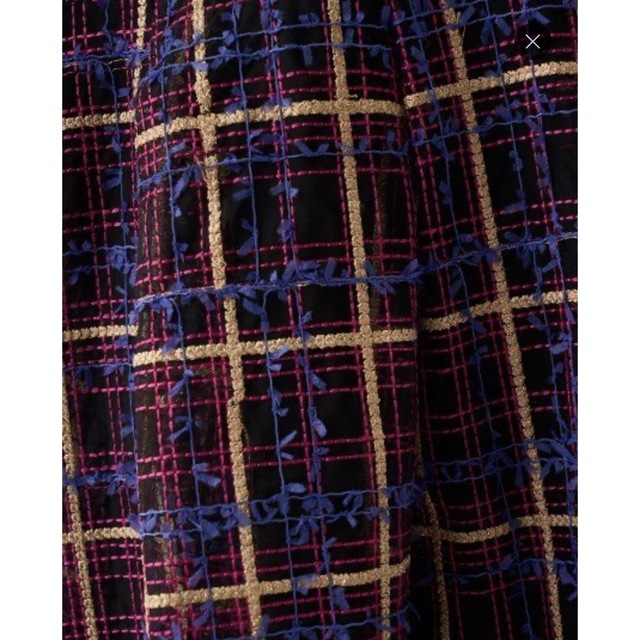 SNIDEL(スナイデル)のシアーチェックボリュームスカート（snidel） レディースのスカート(ロングスカート)の商品写真