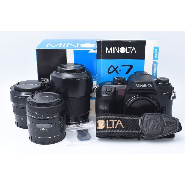 ★美品★ MINOLTA アルファ7 α7 トリプルレンズセット