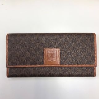 セリーヌ(celine)のCELINE マカダム ヴィンテージ 長財布(財布)