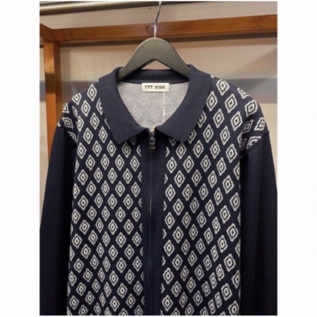 70%OFFアウトレットTTT MSW 23SS 「Diamond Knit Polo」 カーディガン