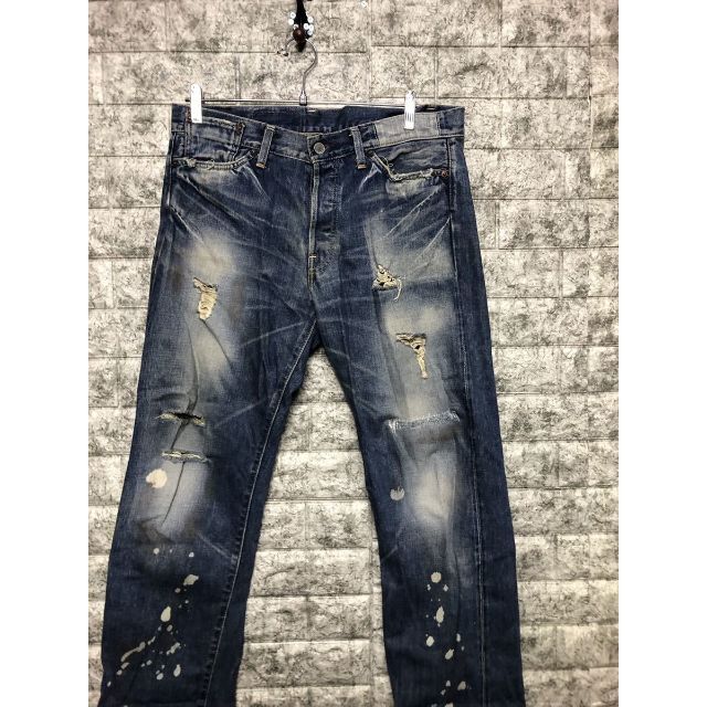 リーバイス 復刻 501 66501 w34 デニム 66前期 ビックE