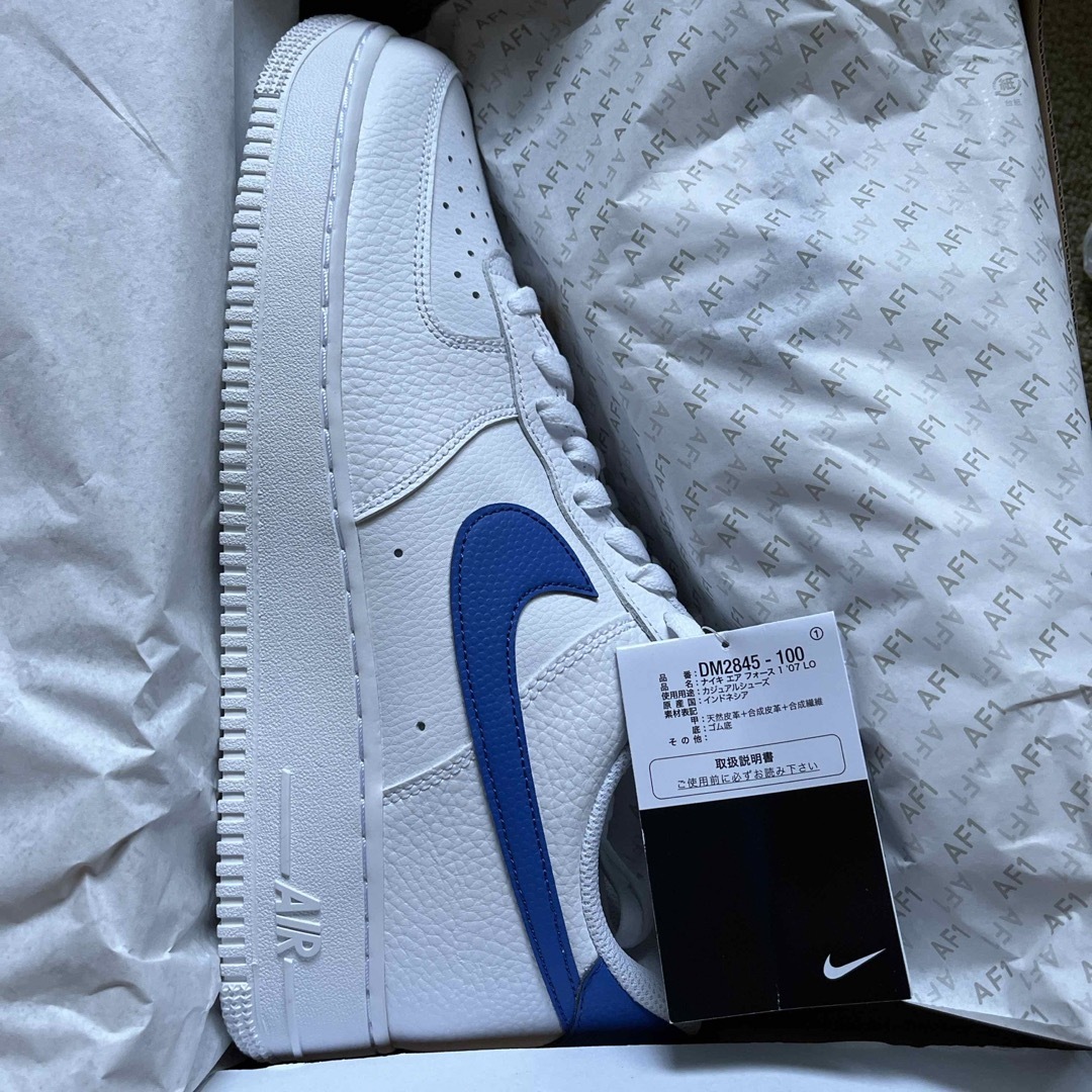 NIKE(ナイキ)のNike Air Force 1 Low  White Royal Blue メンズの靴/シューズ(スニーカー)の商品写真