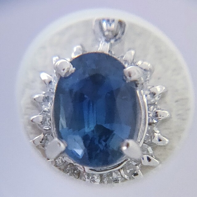 ダイヤモンド×サファイア ネックレス Pt900 1.05ct 4.2g