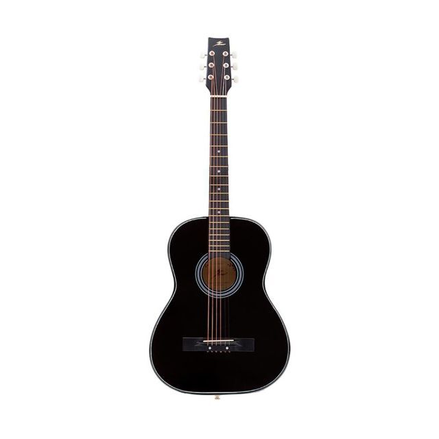 入門セット アコースティックギター ギター 楽器 アコギ ブラック MU007 楽器のギター(アコースティックギター)の商品写真