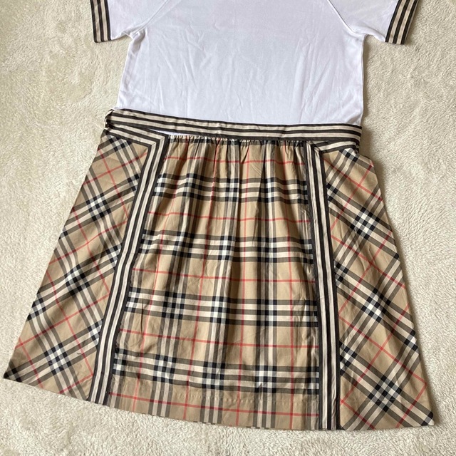 BURBERRY(バーバリー)の★美品★バーバリー★ドッキングワンピース★ヴィンテージノバチェック★大人可★ キッズ/ベビー/マタニティのキッズ服女の子用(90cm~)(ワンピース)の商品写真