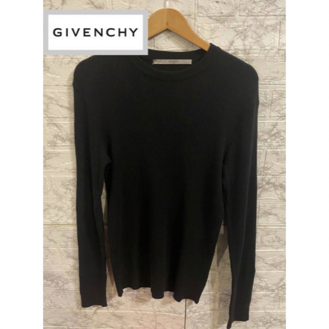 GIVENCHY(ジバンシィ)のD ジバンシー　GIVENCHY ニット ブラック BLACK セーター メンズのトップス(ニット/セーター)の商品写真