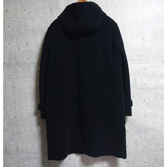 ユナイテッドアローズ】ヘリンボーン ダッフルコート 紺 M トグル