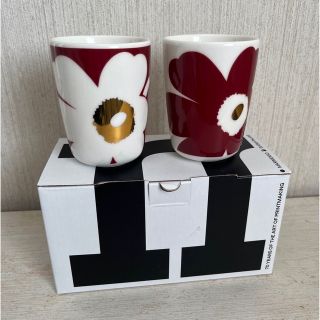 マリメッコ(marimekko)のマリメッコ【Juhla Unikkoコーヒーカップハンドルなし】(グラス/カップ)