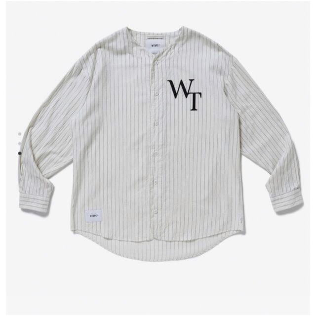 WTAPS 2022SS LEAGUE LS SHIRT WHITE XLサイズ