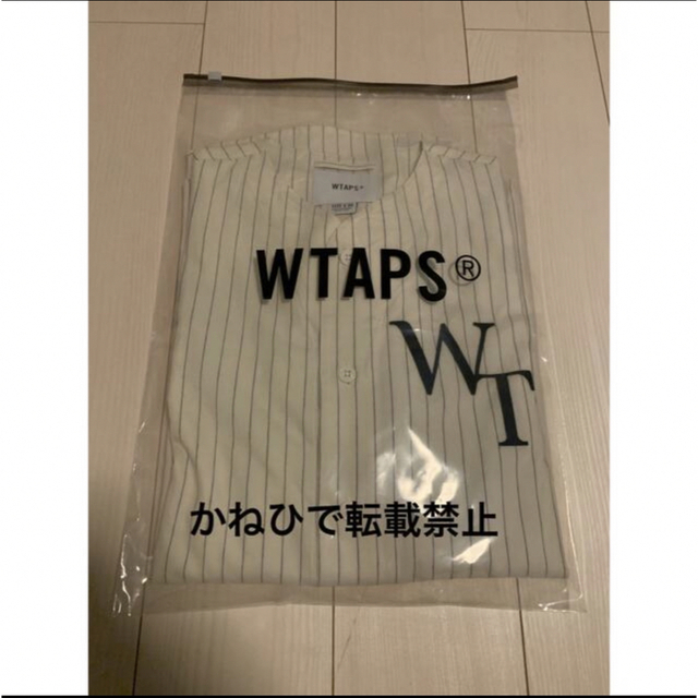 W)taps(ダブルタップス)のWTAPS 2022SS LEAGUE LS SHIRT WHITE XLサイズ メンズのトップス(シャツ)の商品写真