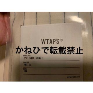 W)taps - WTAPS 2022SS LEAGUE LS SHIRT WHITE XLサイズの通販 by ...