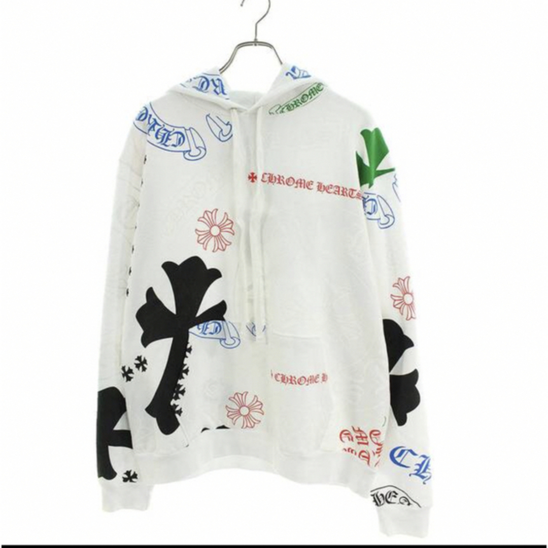 クロムハーツ STENCIL HOODIE 総柄オンライン限定　新品未使用　M