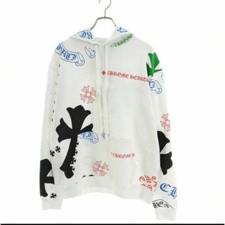 クロムハーツ(Chrome Hearts)のクロムハーツ STENCIL HOODIE 総柄オンライン限定　新品未使用　M(パーカー)