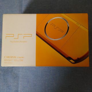 プレイステーションポータブル(PlayStation Portable)のSONY PlayStationPortable -3000本体イエロー(携帯用ゲーム機本体)