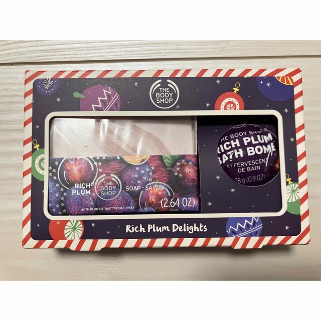 THE BODY SHOP(ザボディショップ)の専用　　THEBODYSHOP ソープ　バスボム　ギフト　リッチプラム コスメ/美容のボディケア(ボディソープ/石鹸)の商品写真