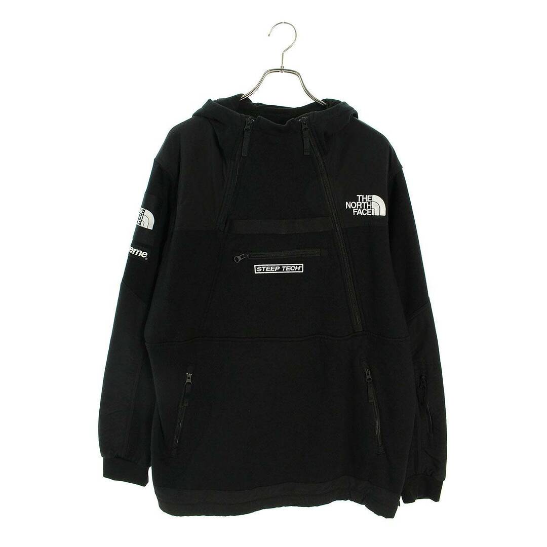 シュプリーム ×ノースフェイス THE NORTH FACE  16SS  Steep Tech Hooded Sweatshirt スウェットパーカーブルゾン メンズ M