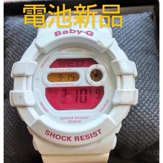 ベビージー(Baby-G)のCASIO BabyG 電池新品 3月15日交換済み BGD-140 訳あり品(腕時計)