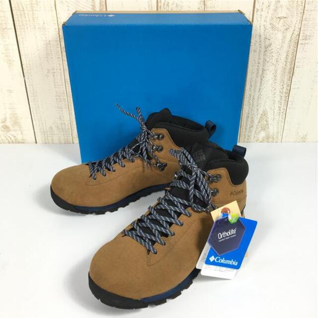 MENs 29.0cm  コロンビア メテオ ミッド 3 オムニテック Meteor Mid III Omni-Tech トレッキングシューズ COLUMBIA YU0378 256 ブラウン系無臭い