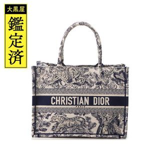 ディオール(Dior)のDIOR　ブックトート　ミディアム　リバーストワルドゥジュイ【430】(トートバッグ)