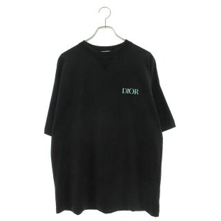 ディオール(Dior)のディオール  22AW  JARDIN 243J685A0677 ローズ刺繍リラックスフィットTシャツ メンズ S(Tシャツ/カットソー(半袖/袖なし))