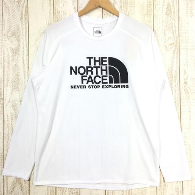 MENs L  ノースフェイス ロングスリーブ GTD ロゴ クルー L/S GTD Logo Crew Tシャツ NORTH FACE NT12093 ホワイト系