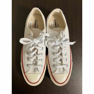 コンバース(CONVERSE)のコンバース チャックテイラー 70 ローカット  ホワイト 25.5 CT70(スニーカー)