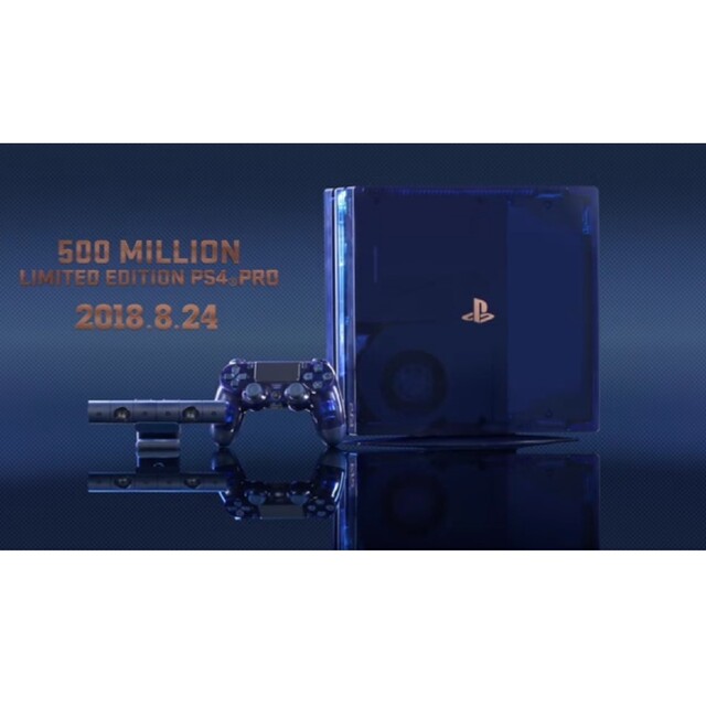 プレイステーション4PlayStation4Pro 500MillionLimitedEdition