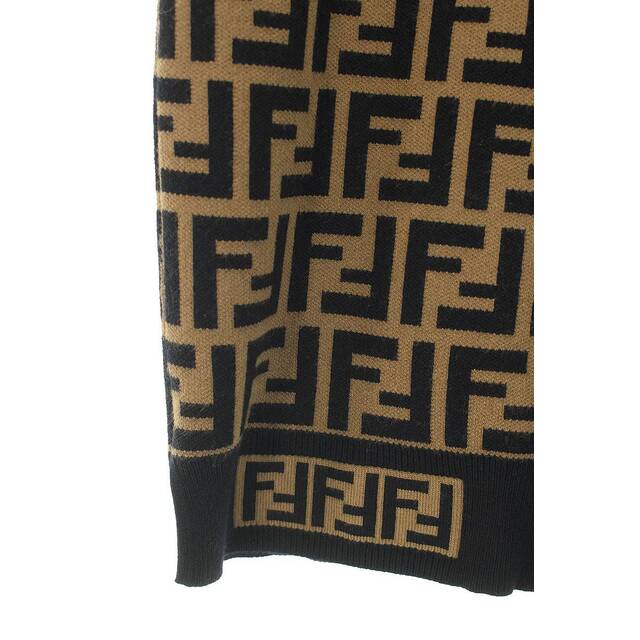 FENDI - フェンディ FZY702 A5QG FFズッカ柄半袖ニット FENDI - フェンディ FZY702 A5QG FFズッカ柄半袖ニット