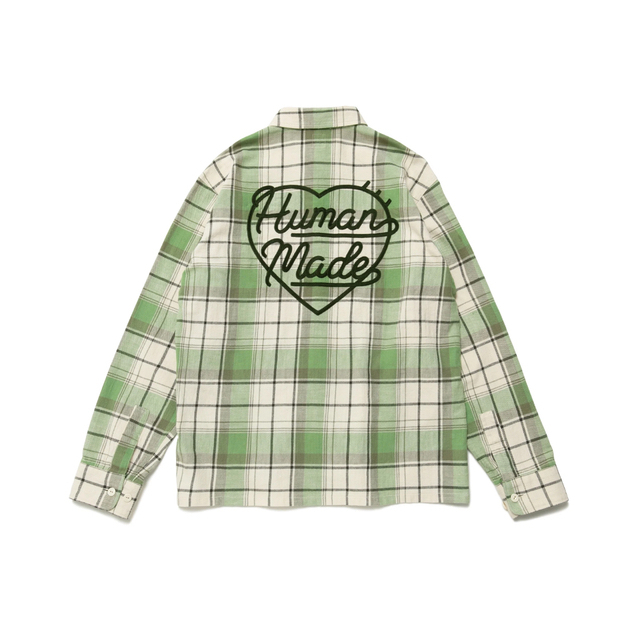 新品送料込★HUMAN MADE Checked Overshirt Green