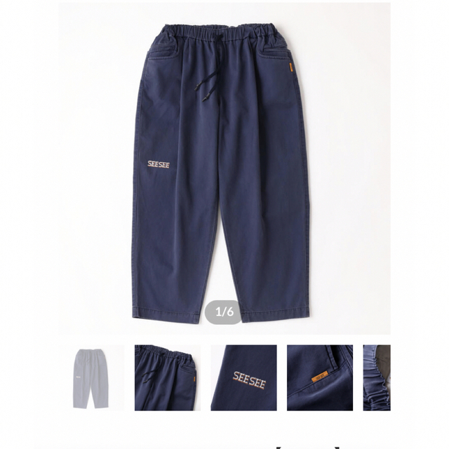 新品未使用　SEE SEE BAGGY CHINO 2023