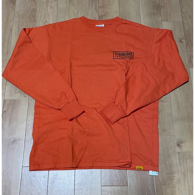 キムタク　私物　スタンダードカリフォルニア  Box Logo T　オレンジ　Ｌ