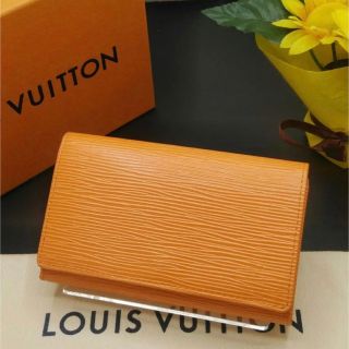 ルイヴィトン(LOUIS VUITTON)の美品・正規品　Louis Vuitton エピ トレゾール 二つ折り財布(財布)