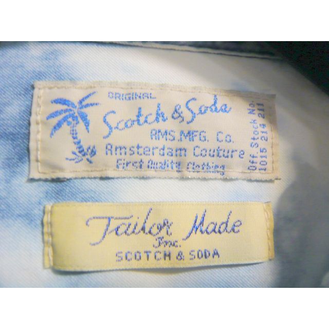 SCOTCH & SODA(スコッチアンドソーダ)のscotch & soda スコッチ＆ソーダ ブリーチ BAMAMASシャツ M メンズのトップス(シャツ)の商品写真