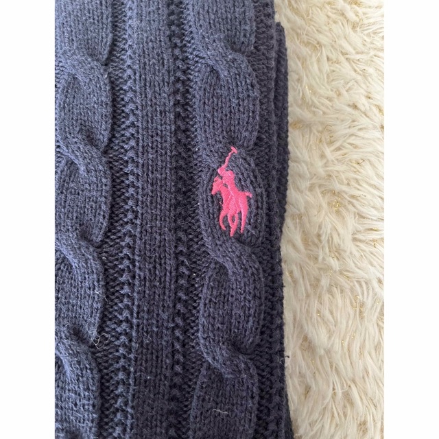 POLO RALPH LAUREN(ポロラルフローレン)の美品　ポロ　ラルフローレン　カーディガン　ボレロ　ニット　ケーブル　人気　完売 レディースのトップス(カーディガン)の商品写真