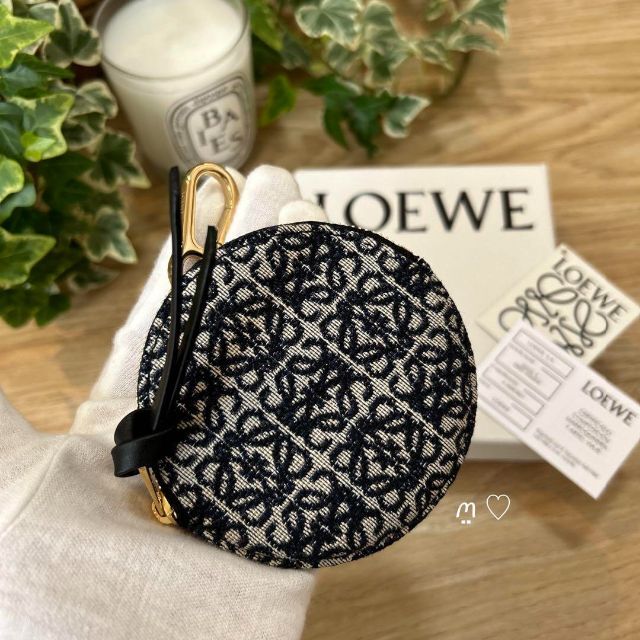 LOEWE - LOEWE ロエベ クッキーチャーム アナグラムジャガード コイン