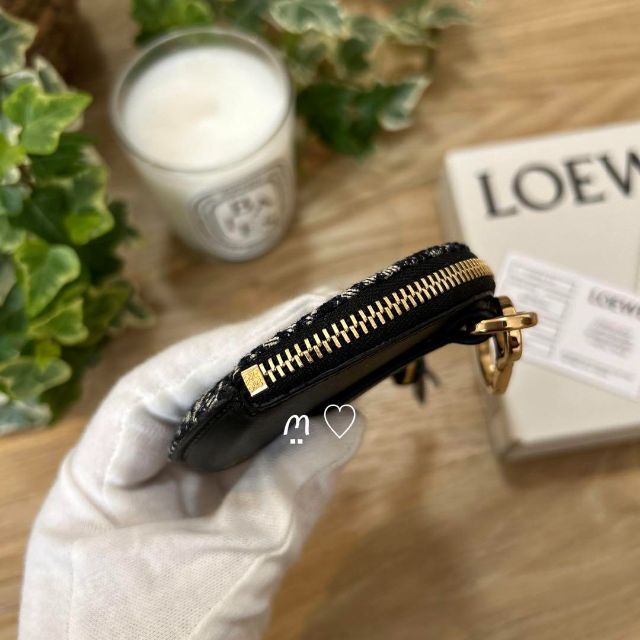 LOEWE ロエベ クッキーチャーム アナグラムジャガード コインケース