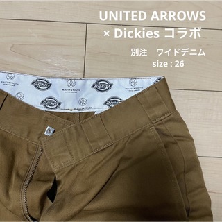 ディッキーズ(Dickies)の◼︎【unitedarrows×dickiesコラボ】別注ワイドデニム(デニム/ジーンズ)